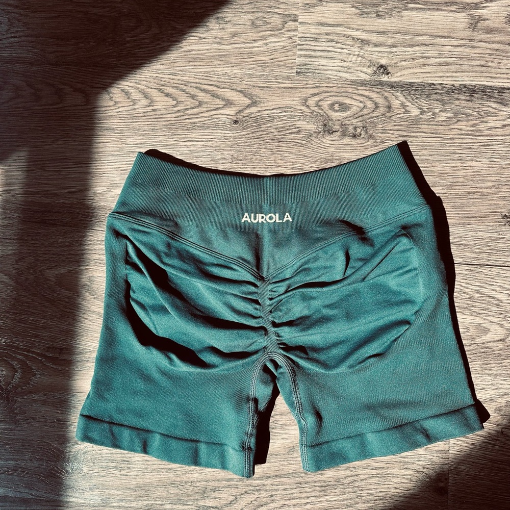 AUROLA Women's Teal Bike Shorts